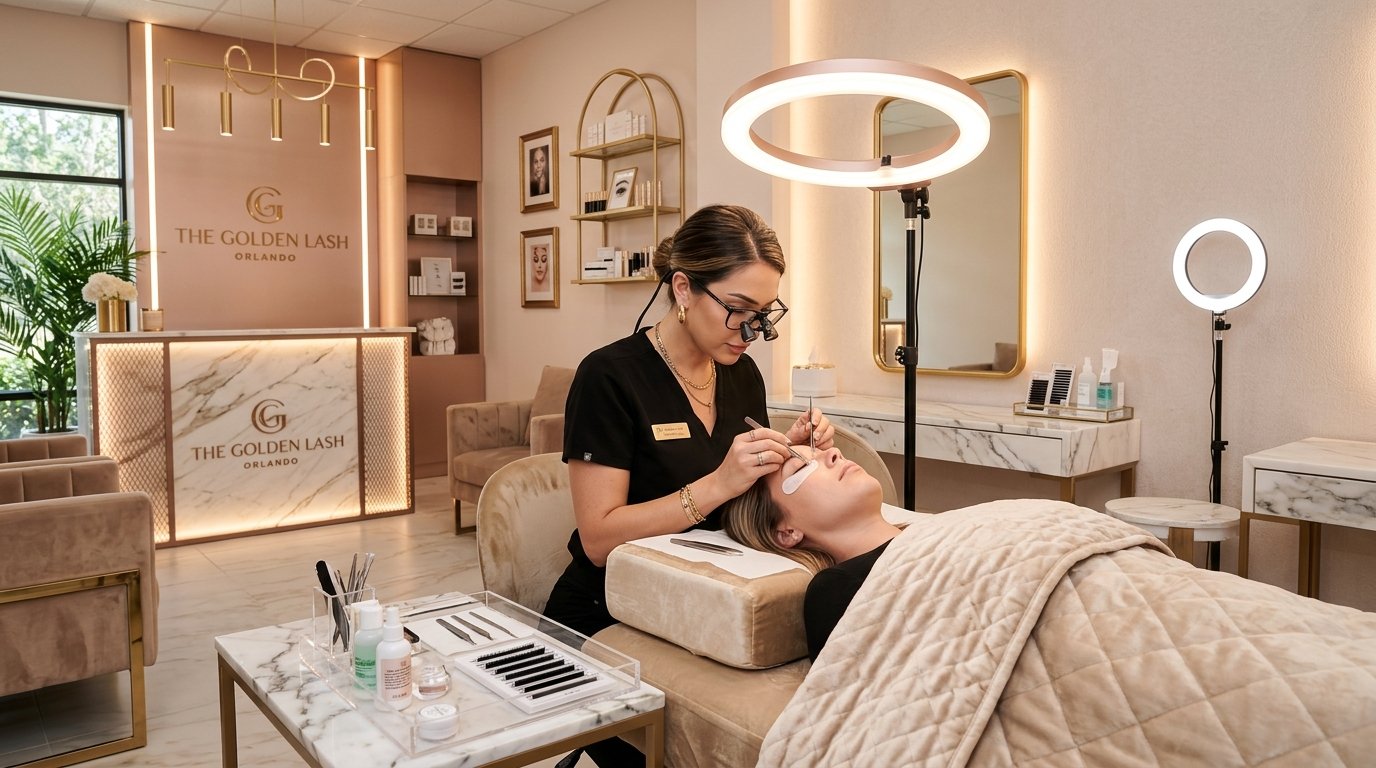 Pretty Lash Studios Luxury Orlando Interior